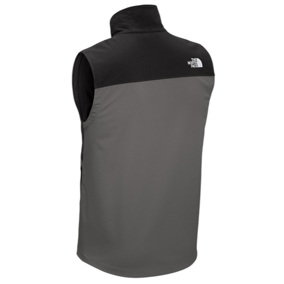 THE NORTH FACE Men's Castle Rock Soft Shell Full Zip Vest in Gray/Black Size L - Picture 4 of 6